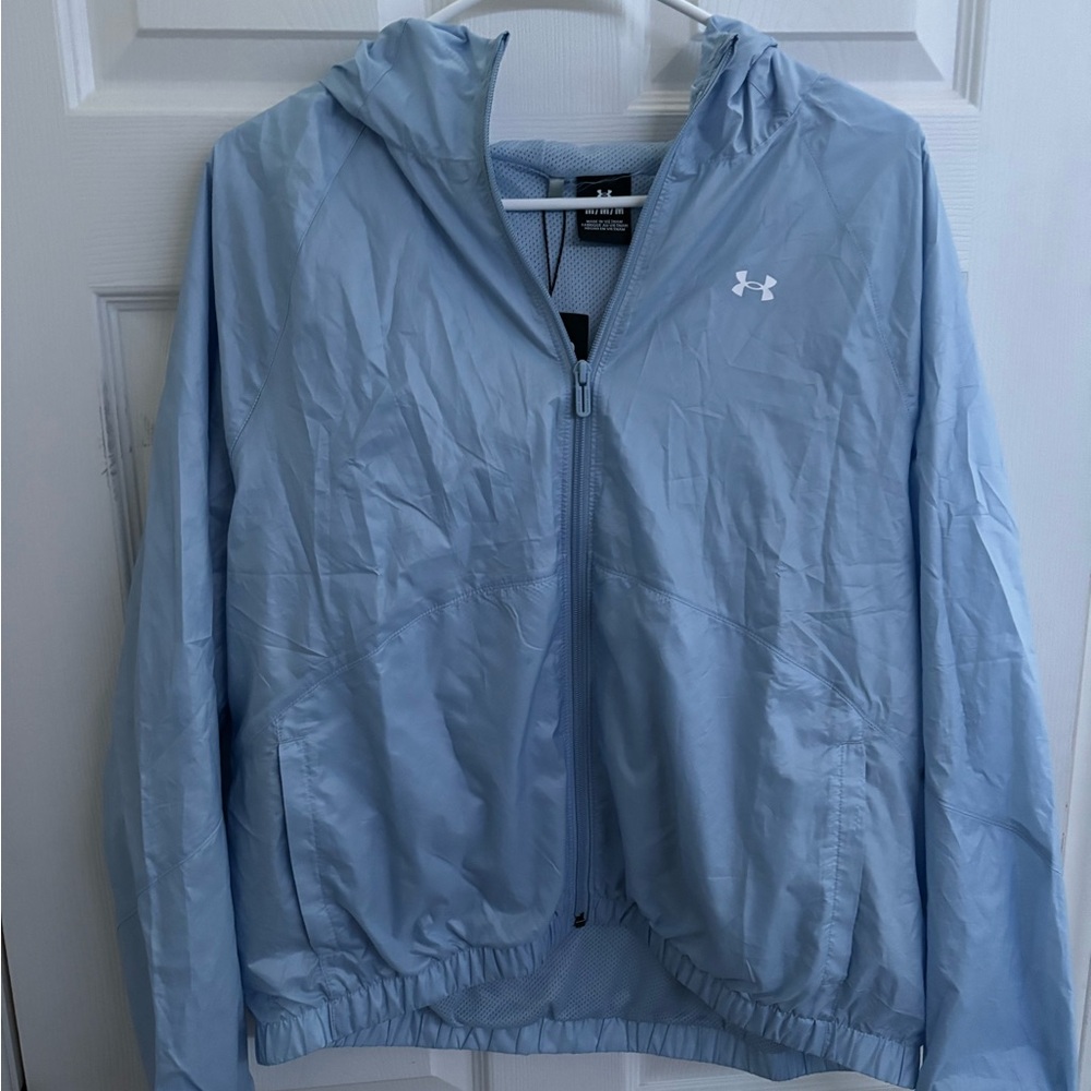 Under armor wind breaker hiking jacket.